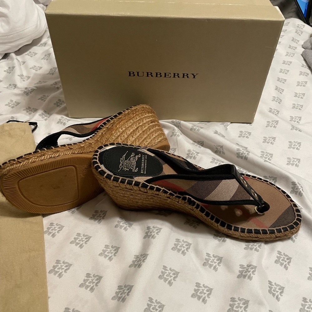 Burberry sandal wedges